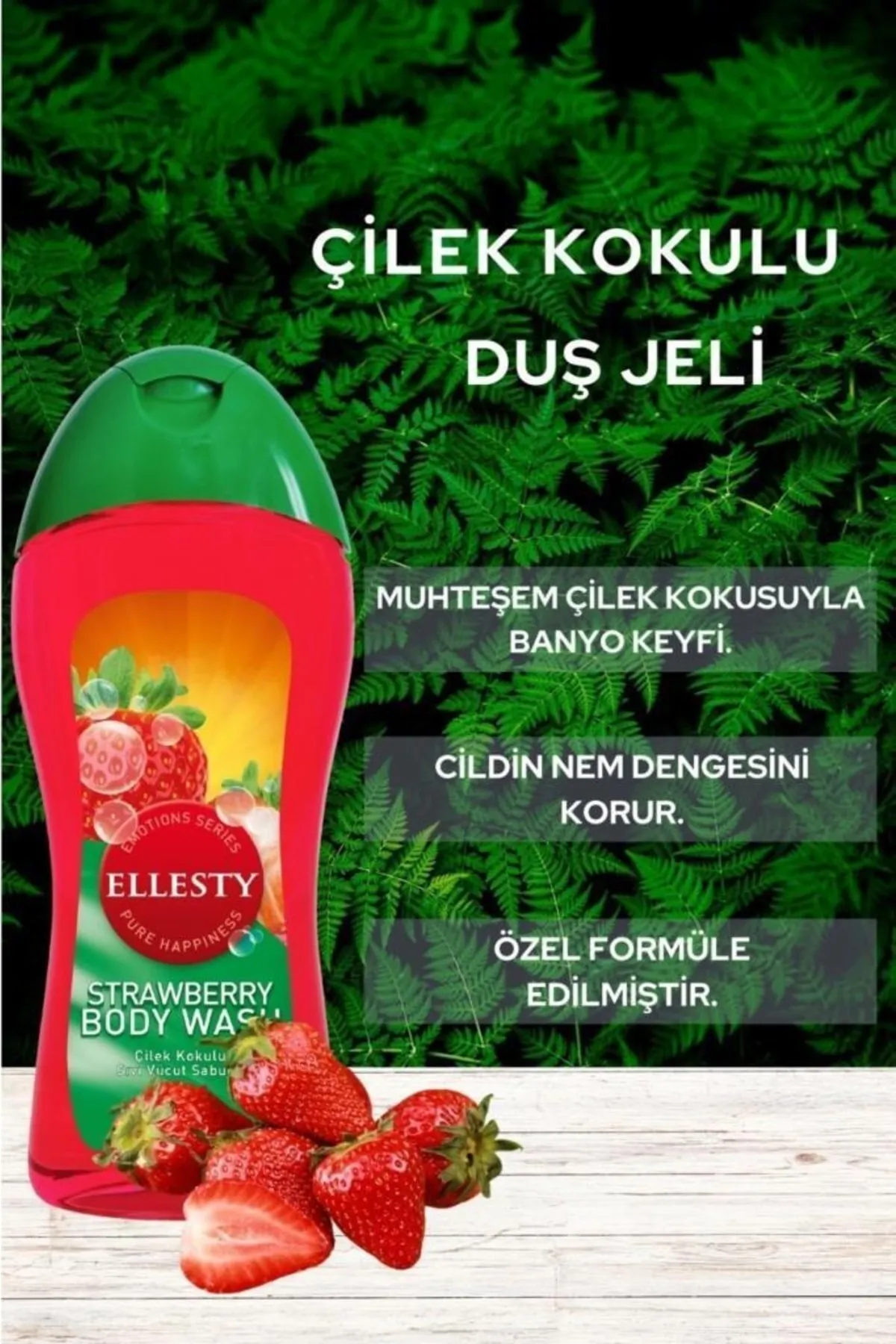 Ellesty Çilekçi Duş Jeli 400 Ml