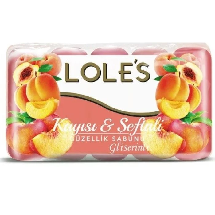 Loles Lavabo El Sabunu Kayısı ve Şeftalı 5*50 Gr