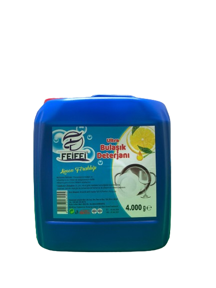 Ultra Sıvı Bulaşık Deterjanı 4 Kg (Sarı Limon Etkili)