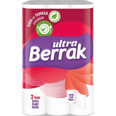 Berrak Ultra 12 li Kağıt Havlu 2 Katlı